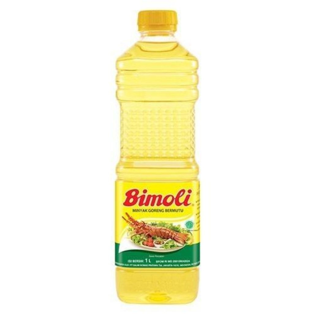 minyak goreng Bimoli 1 liter pouch dan botol