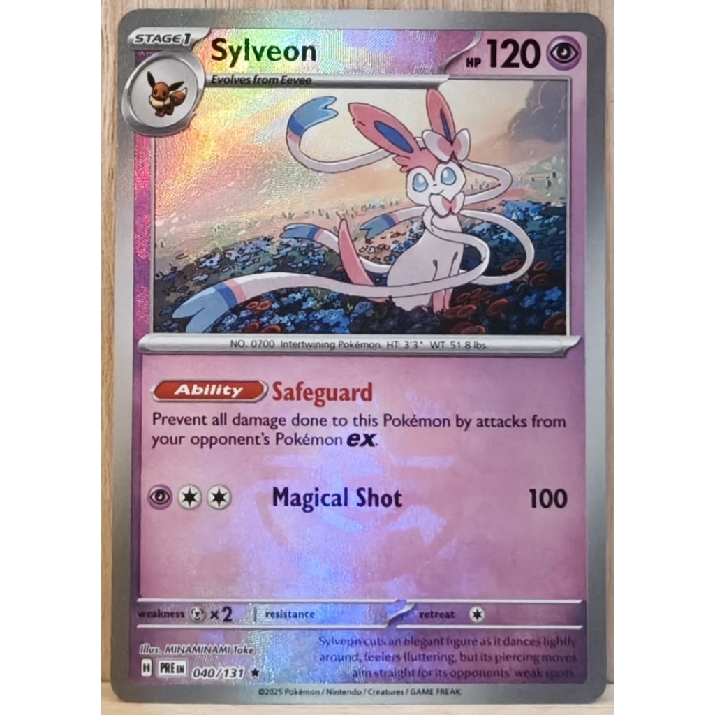 Pokemon TCG Sylveon [Master Ball] #40 Pokemon Prismatic Evolutions