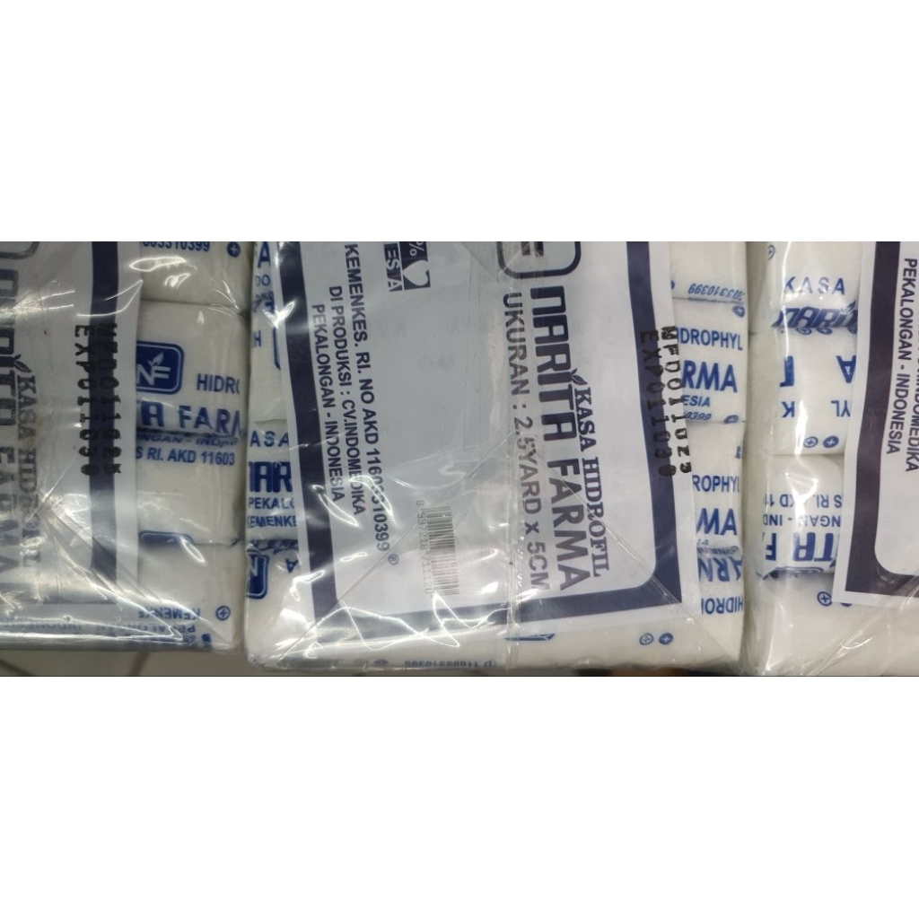 Kasa Hidrofil Narita 5 cm , 10 cm ,15 cm