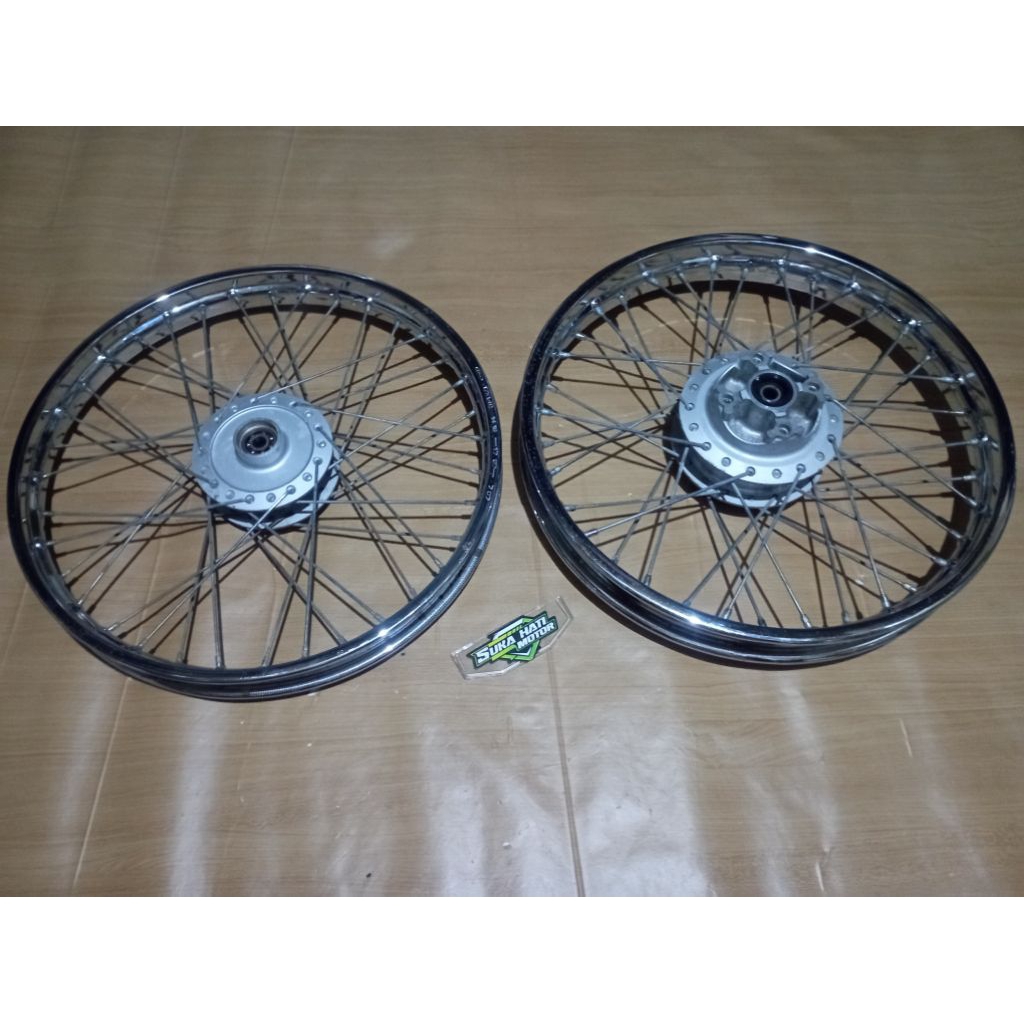 Velg Jari Jari Honda Supra X 125 Double Disk Original.