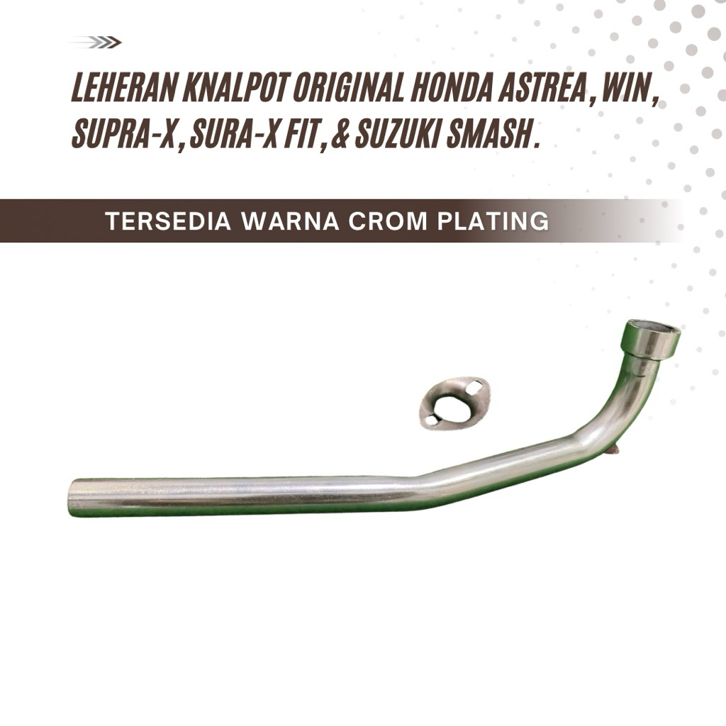 leheran sambungan knalpot ori astrea,supra x,win,supra x fit & suzuki smash pnp mudah dipasang