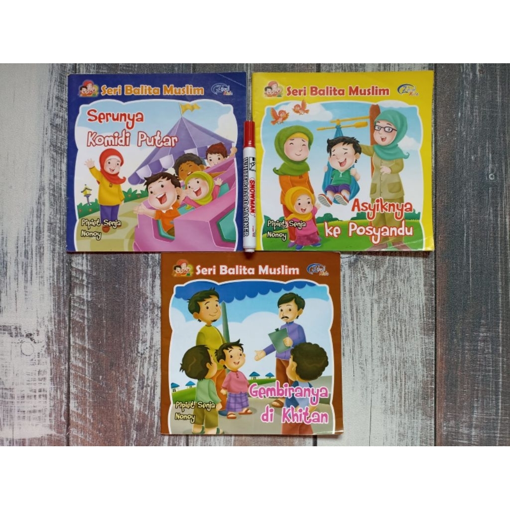 Buku Anak Preloved/Seken/Bekas Seri Balita Muslim