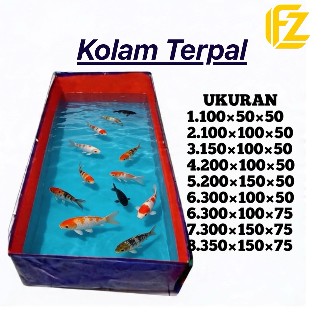 Terpal Kolam Korea Orchid Premium Lele Nila Gurame
