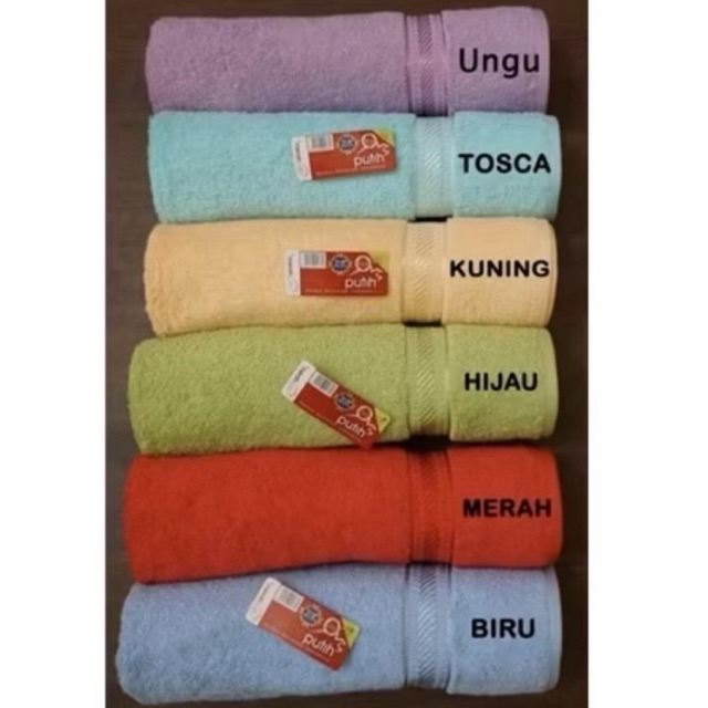 GROSIR TERMURAH (ISI 12 PCS) Handuk Merah Putih Sport 30x70 Grade A