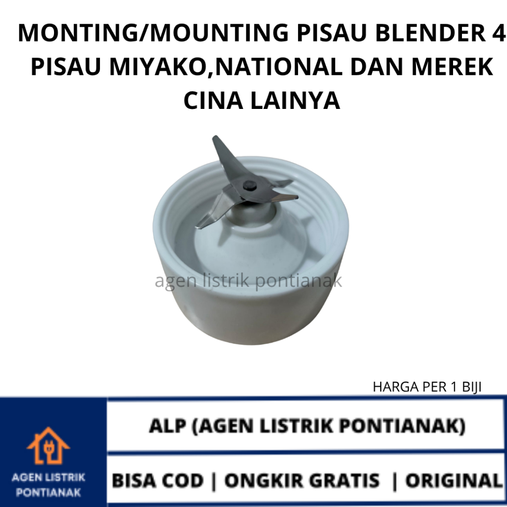 MONTING/MOUNTING PISAU BLENDER 4 PISAU MIYAKO,NATIONAL DAN MEREK CINA LAINYA
