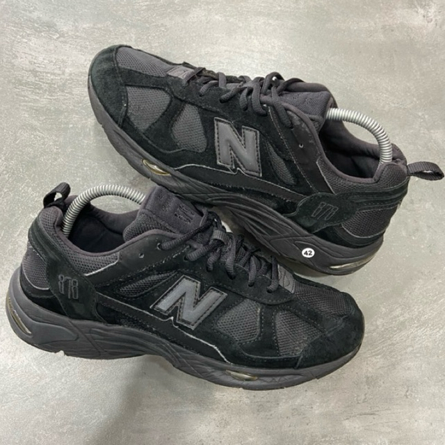 [Size 42] New Balance 878 Black Full Black Triple Black (CM878XL) Second Original Kondisi Mulus Nomi