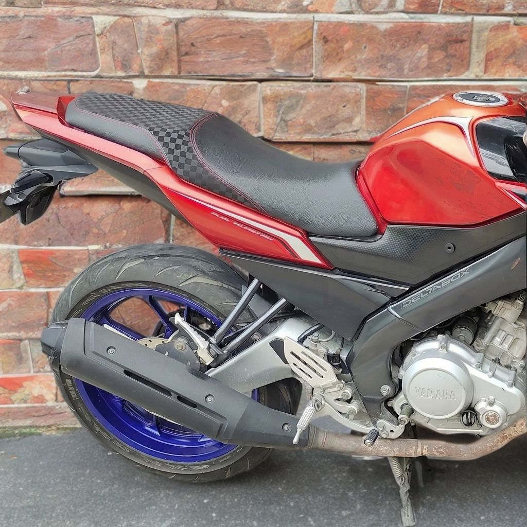 Kulit jok Vixion motif Catur (jahit tengah) PNP vixion old/new