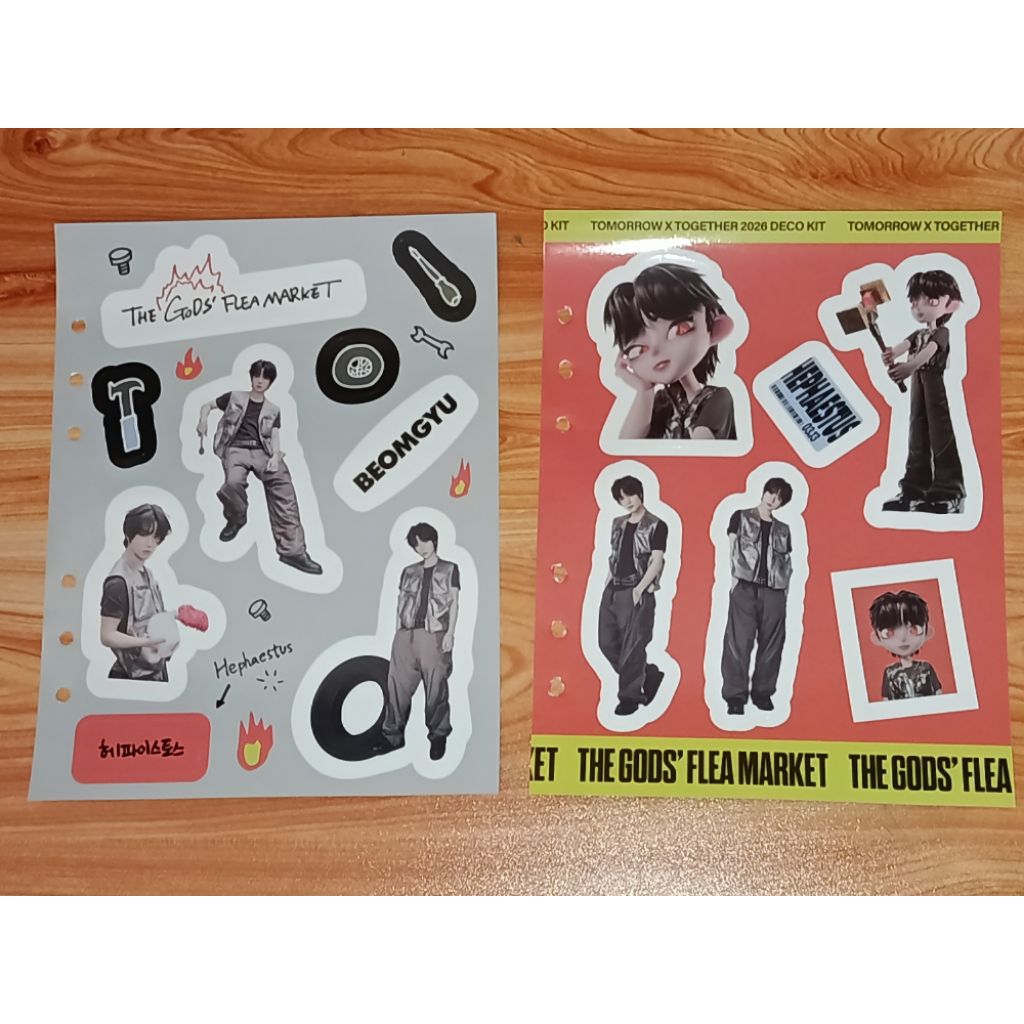 Sticker Official Deco Kit 26 TXT Beomgyu