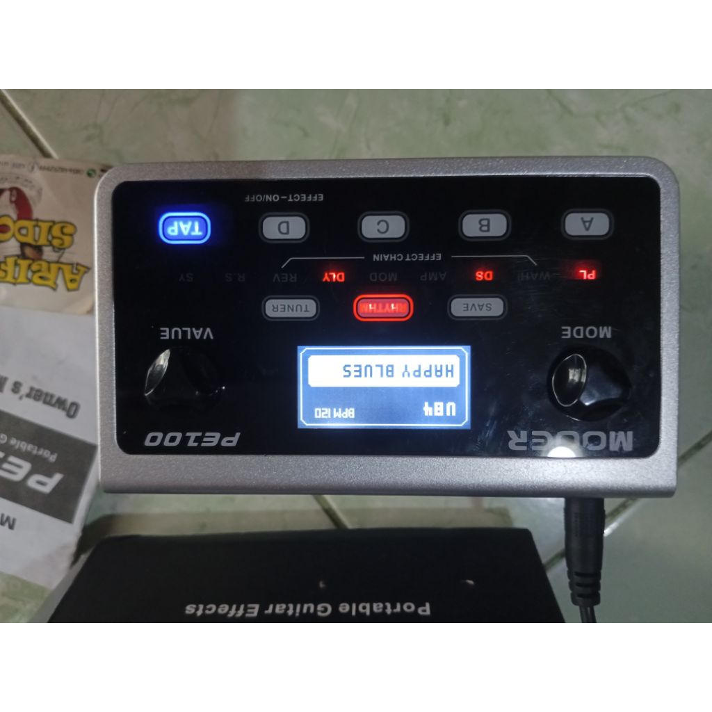 efek gitar MOOER PE 100 Lengkap