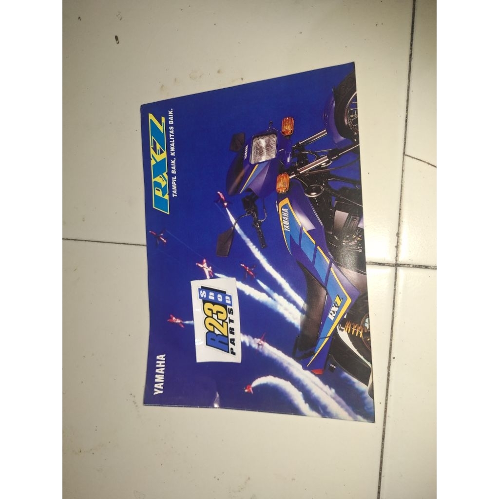 brosur original yamaha rxz