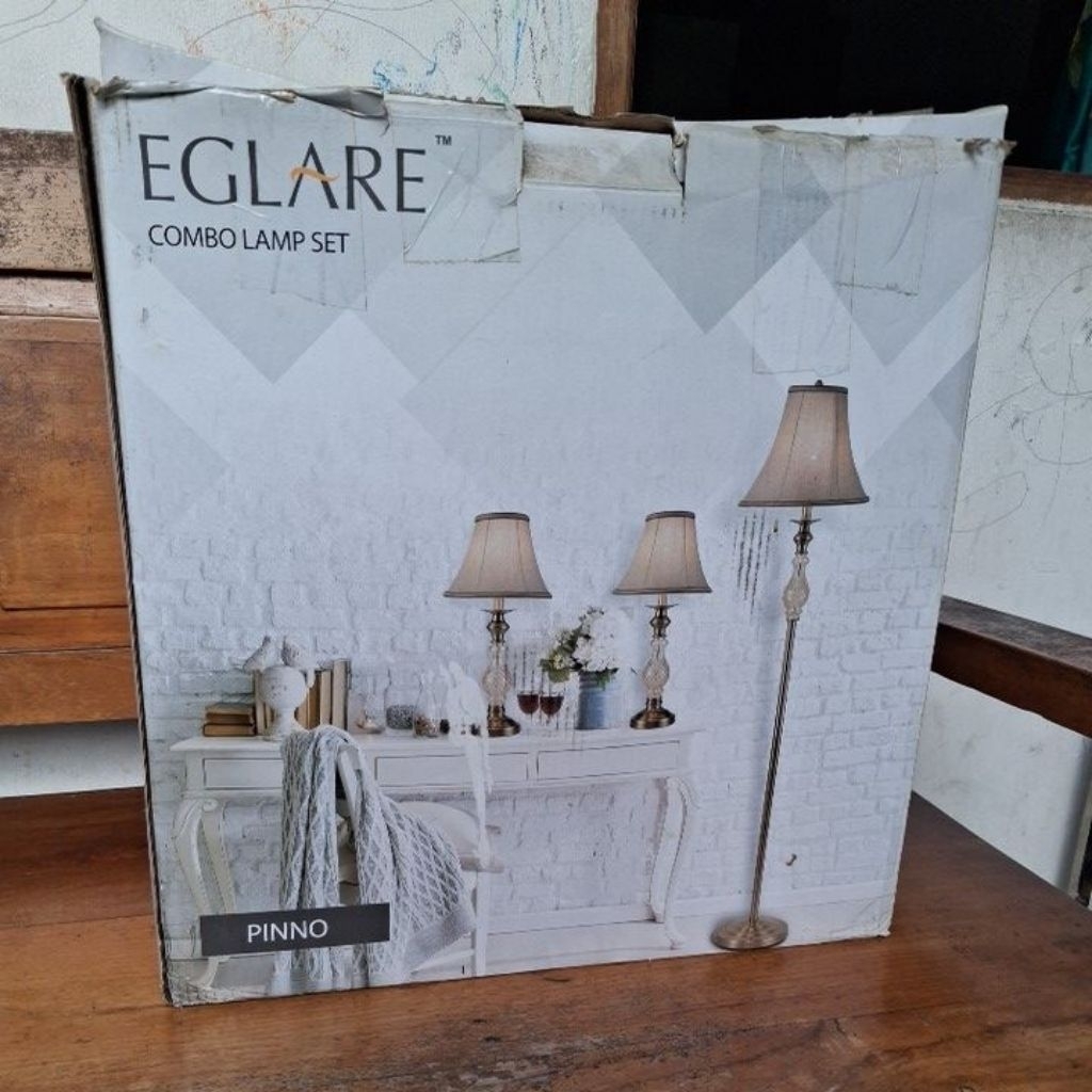 EGLARE COMBO LAMP SET, Lampu Tidur, Lampu Kamar