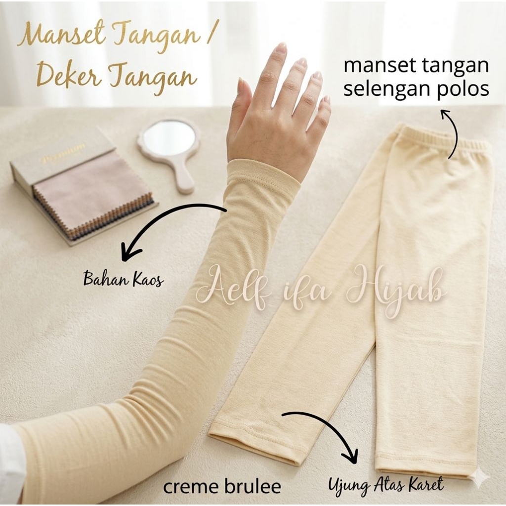 Aelsafa Hijab - Promo Deker Tangan | Manset Tangan Kaos