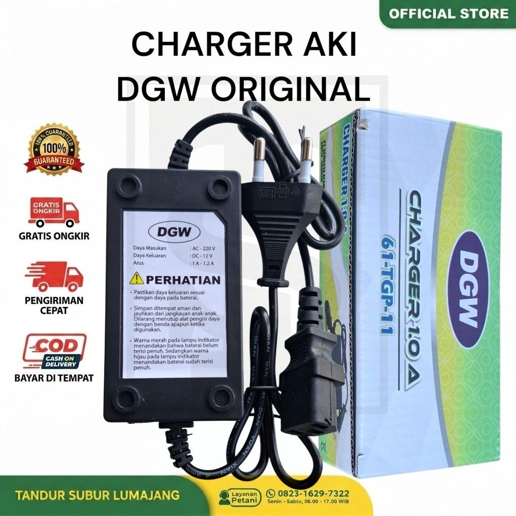 Charger Tangki Sprayer DGW Original DGW Cas Pompa Semprot Elektrik