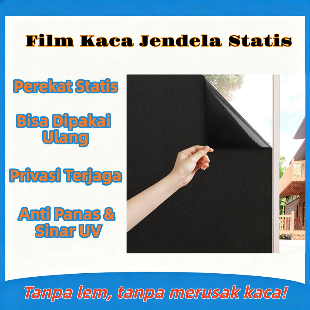 HeyFilm Jendela Gelap Dengan Stiker Berwarna Kaca Stiker Untuk Pulang