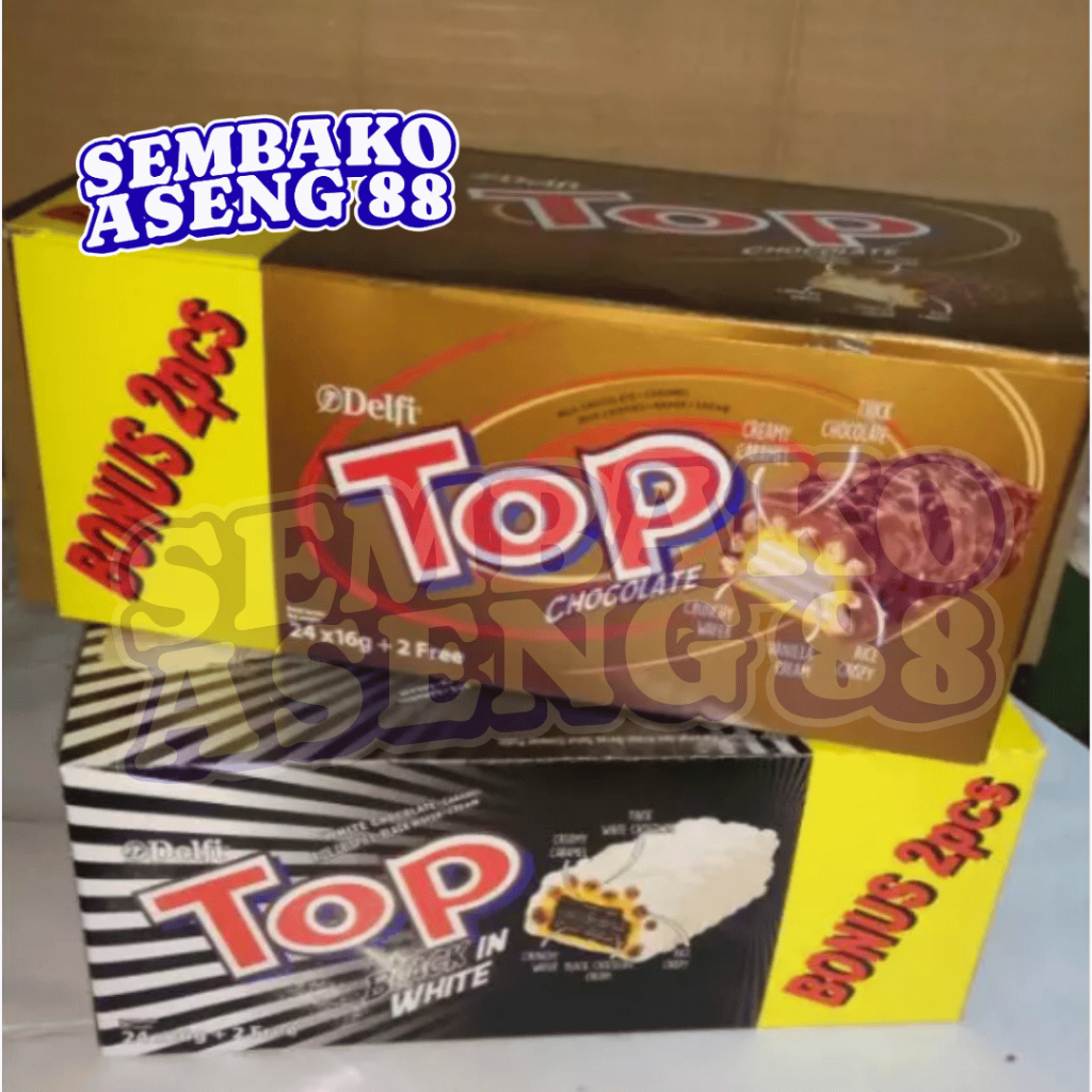 Delfi Top | Coklat Delfi | Delfi Top Wafer | Delfi Top Black and White | Delfi Top Coklat