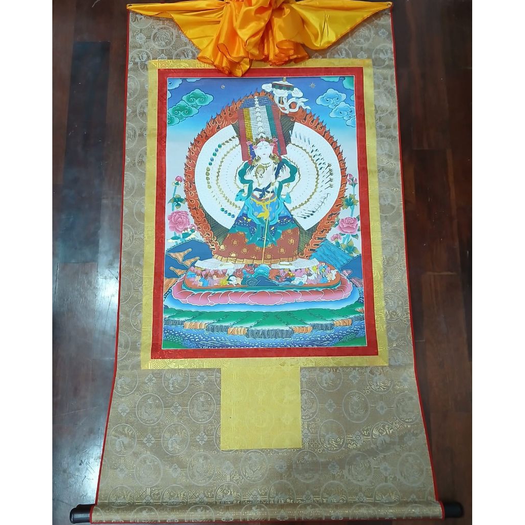 Thangka  Sitataprata ( 43 ) - Lukisan Thangka - Tibetan Nepal