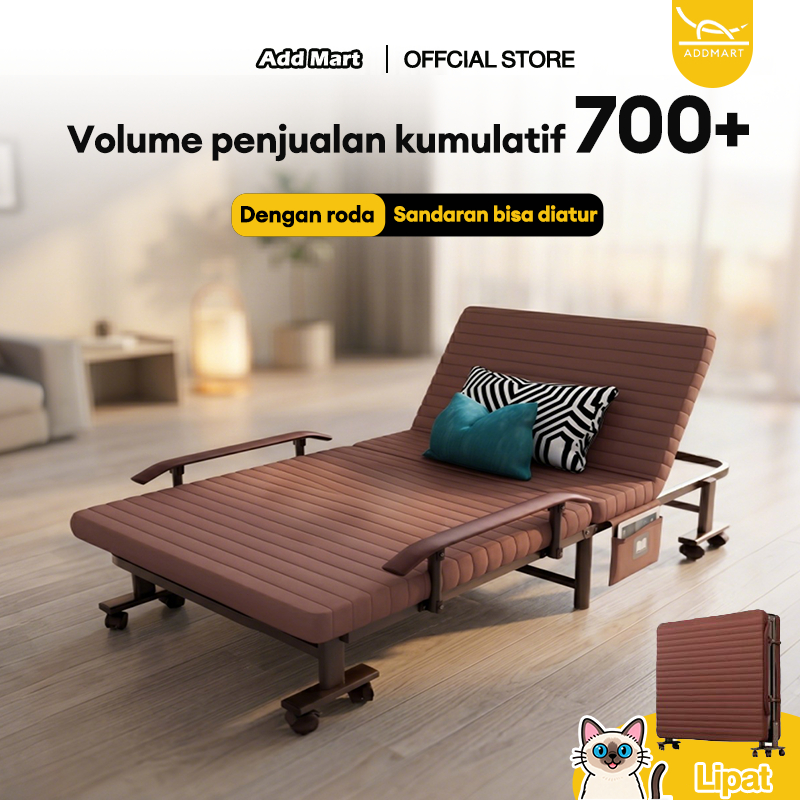 Ranjang Lipat Tempat Tidur Lipat Portable Nyaman Di Tempat Tidur Lansia Mudah Dibawa