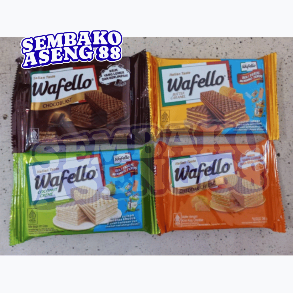 Roma Wafello 2000 | Wafello Wafer | Wafello Renceng | Wafello Coklat | Wafello Karamel