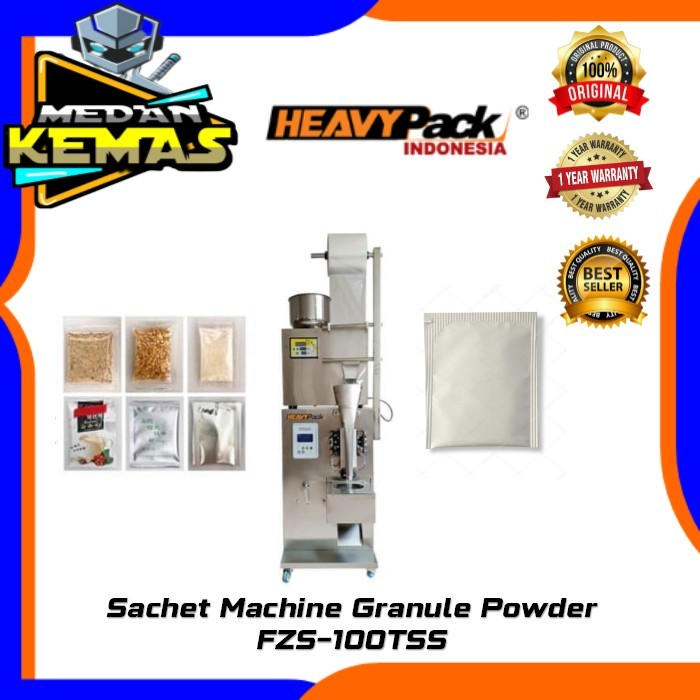 Mesin Sachet Butiran Bubuk Otomatis Mesin FZS-100TSS Heavypack