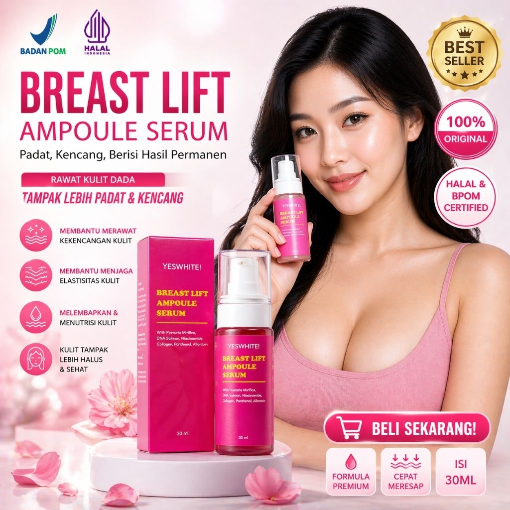 (Pil Hormon Estrogen Wanita / Waria) Queen Fit Pembesar Payudara Wanita - Herbal Aman BPOM & Halal A