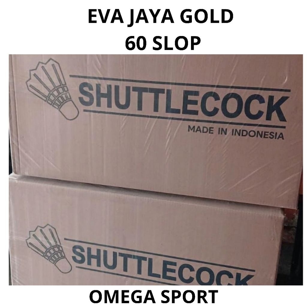 Shuttlecock EVA JAYA GOLD / kok bulutangkis / 100% original / 60 slop / grosir