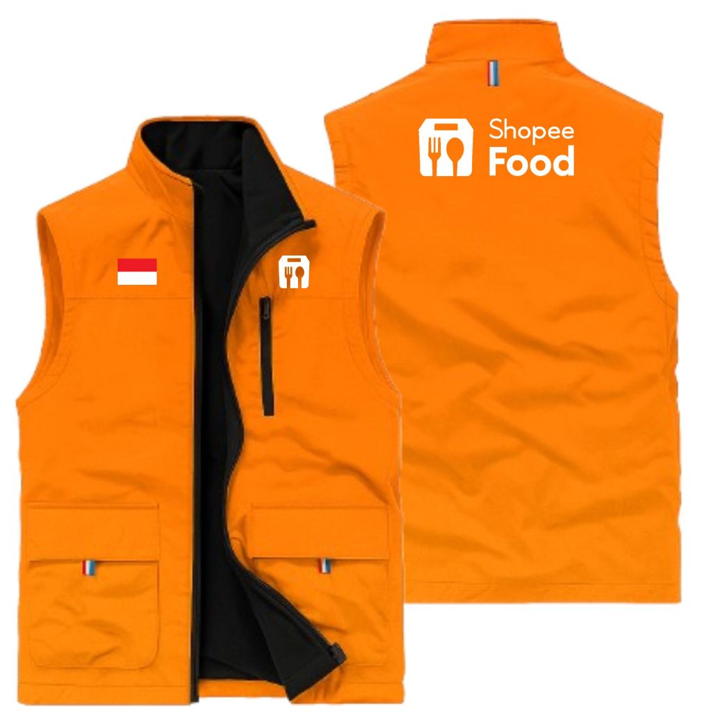 Rompi Driver Shopee Food, Rompi Hiking Driver, Rompi Shopee Food