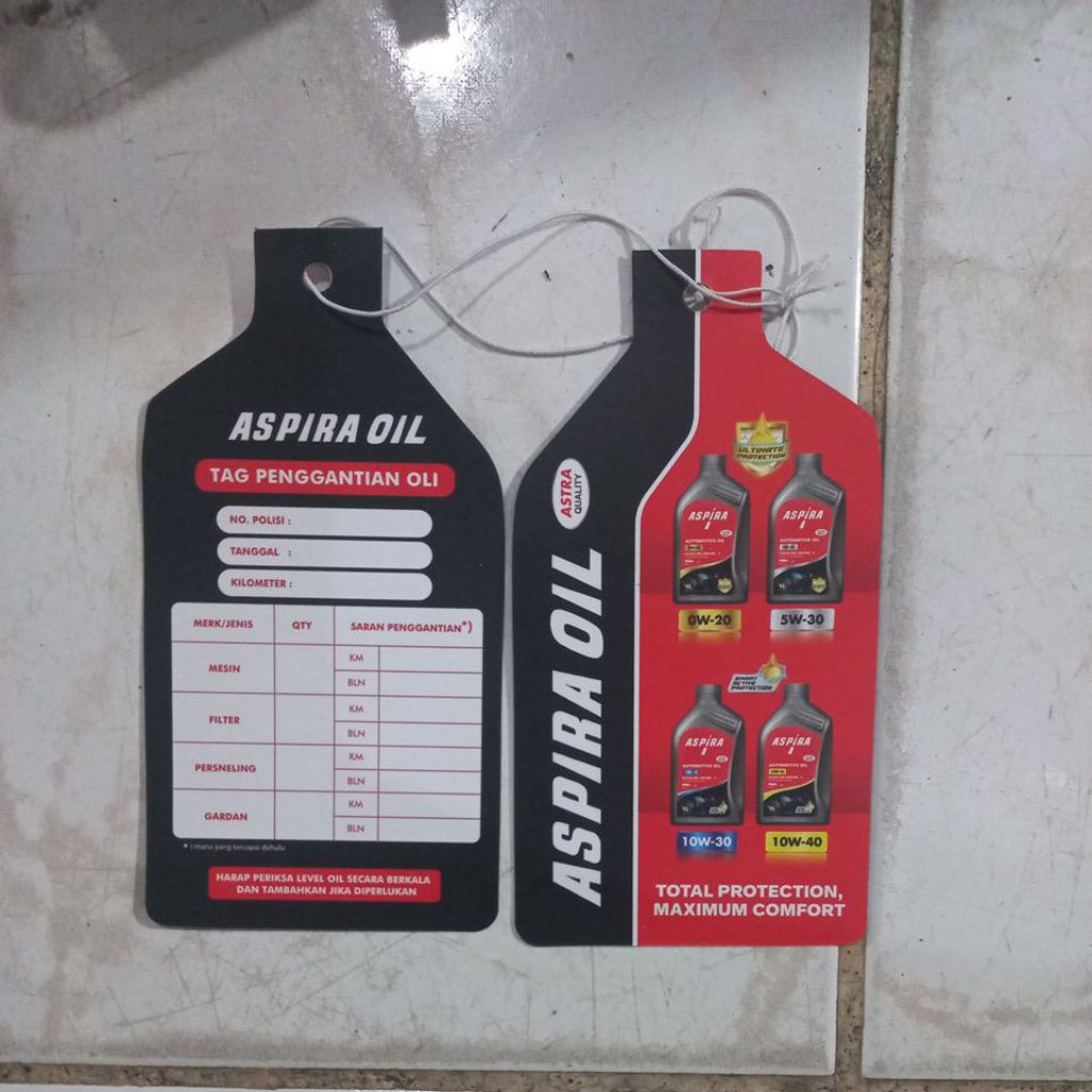 Kartu KM mobil kartu ganti oli mobil
