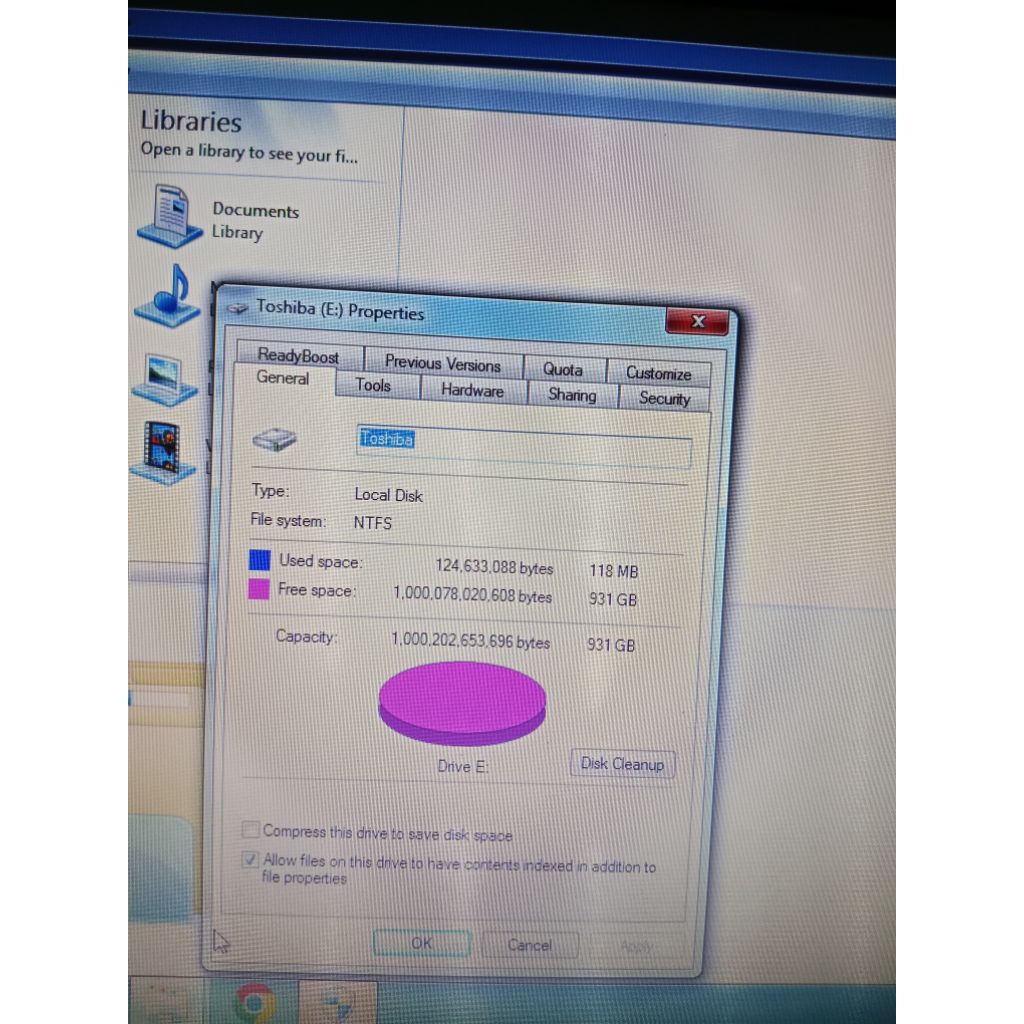 harddisk external toshiba 1TB HDD external