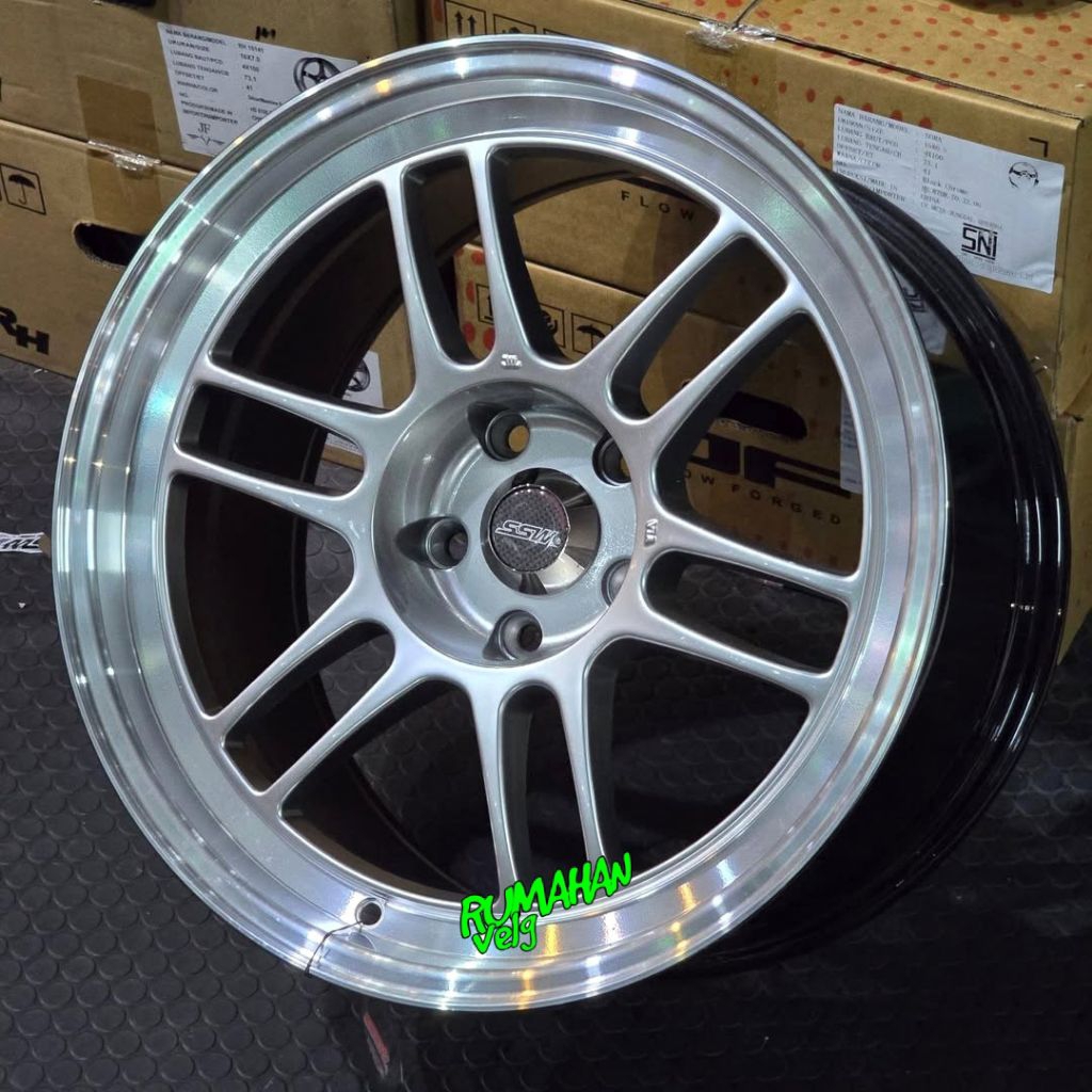 velg ENKEI RPF1 SSW ORIGINAL THAILAND r18 lebar 9,5 pcd 5x114,3 et 15 velg mobil ring 18 pnp mobil r