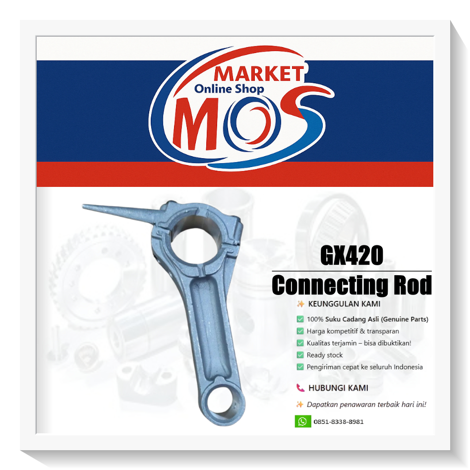 GX420 Connecting Rod | Stang Seher mesin penggerak