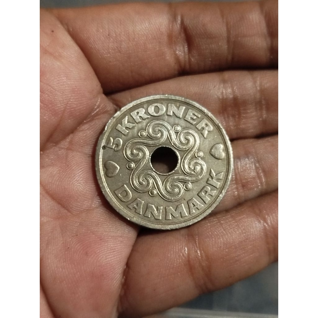 koin koleksi koin mancanegara 5kroner