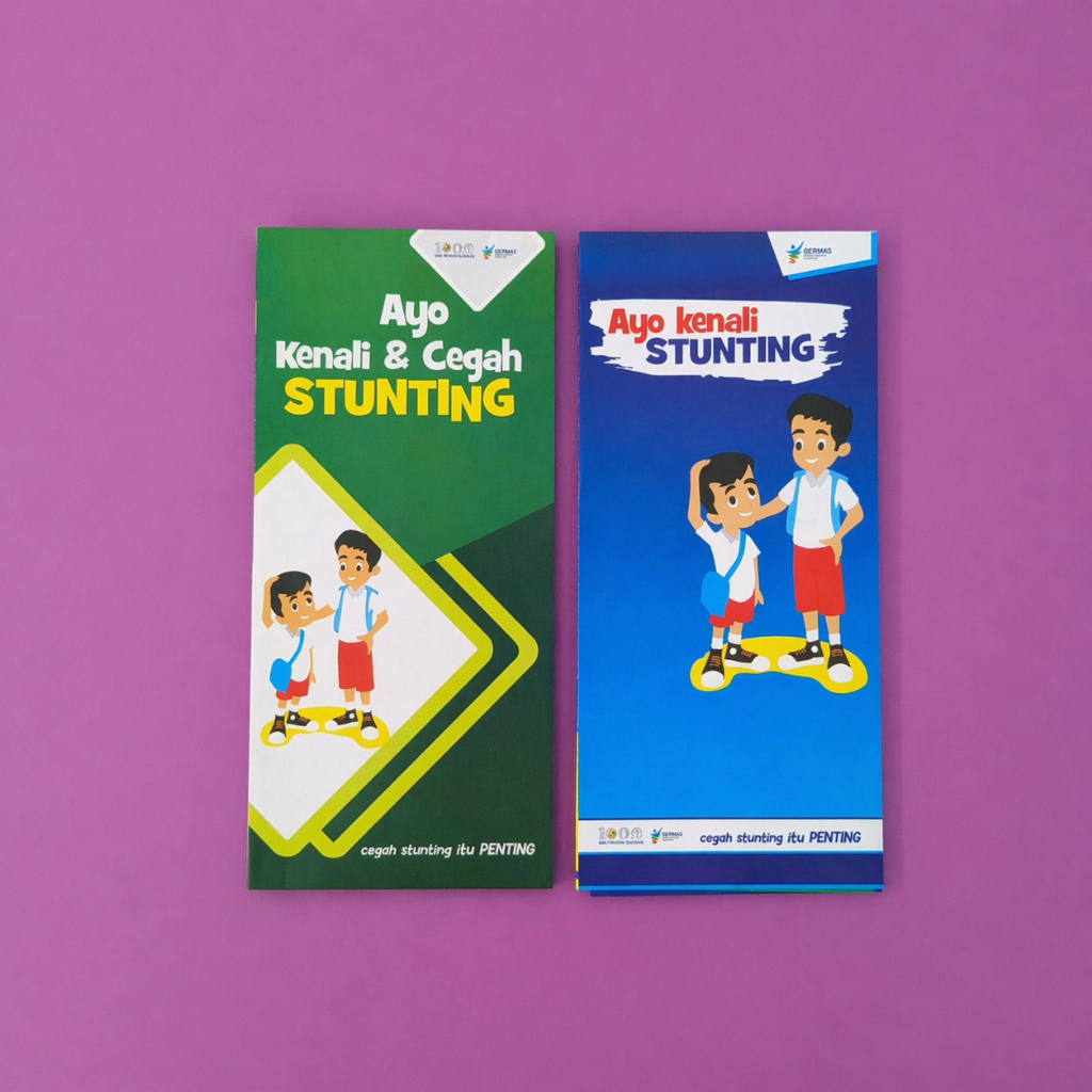 Leaflet Kesehatan | Leaflet Stunting | Brosur Stunting | Edukasi Stunting - Gizi