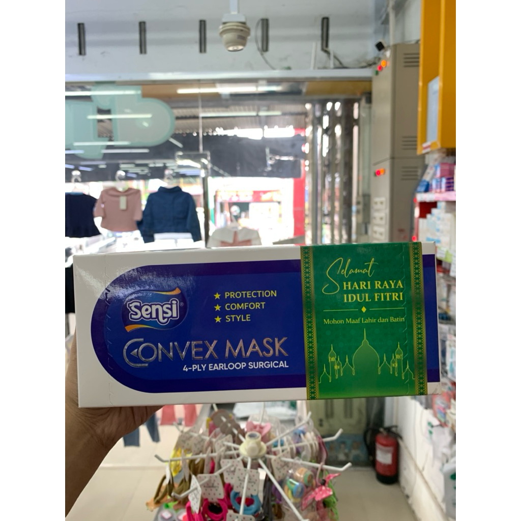 ORIGINAL SENSI CONVEX MASK 20+10 pcs warna mix MASKER SENSI CONVEX