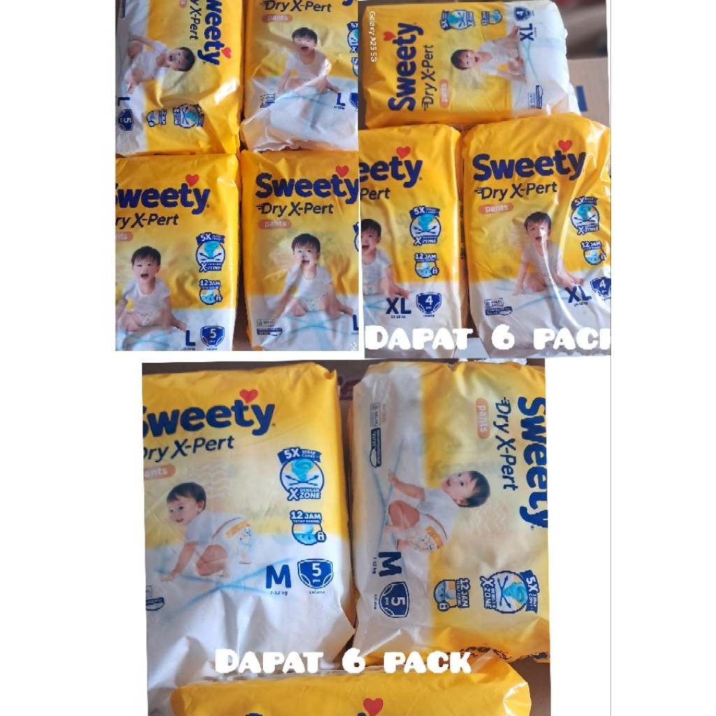 Sweety bronze pants mini pack DPT 6 PACK