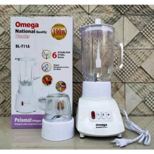 Terbaru BLENDER NATIONAL OMEGA NT QUALITY / BLENDER OMEGA - MURAH Stainless Pisau