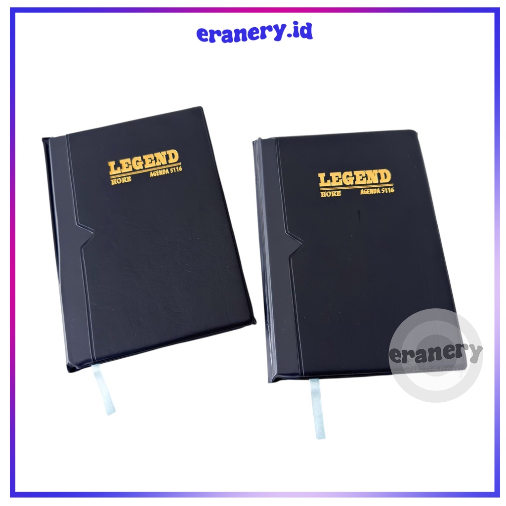 AGENDA HITAM A5 LEGEND / BUKU AGENDA JURNAL A5 COVER LEGEND