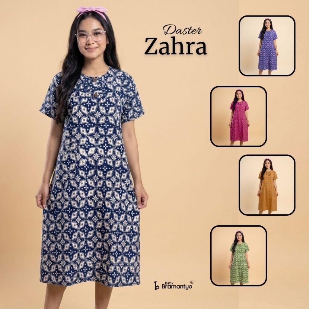 Bramantyo Store - Zahra Daster LD 110cm Batik Solo Batik Cap Panjang Motif Nyaman