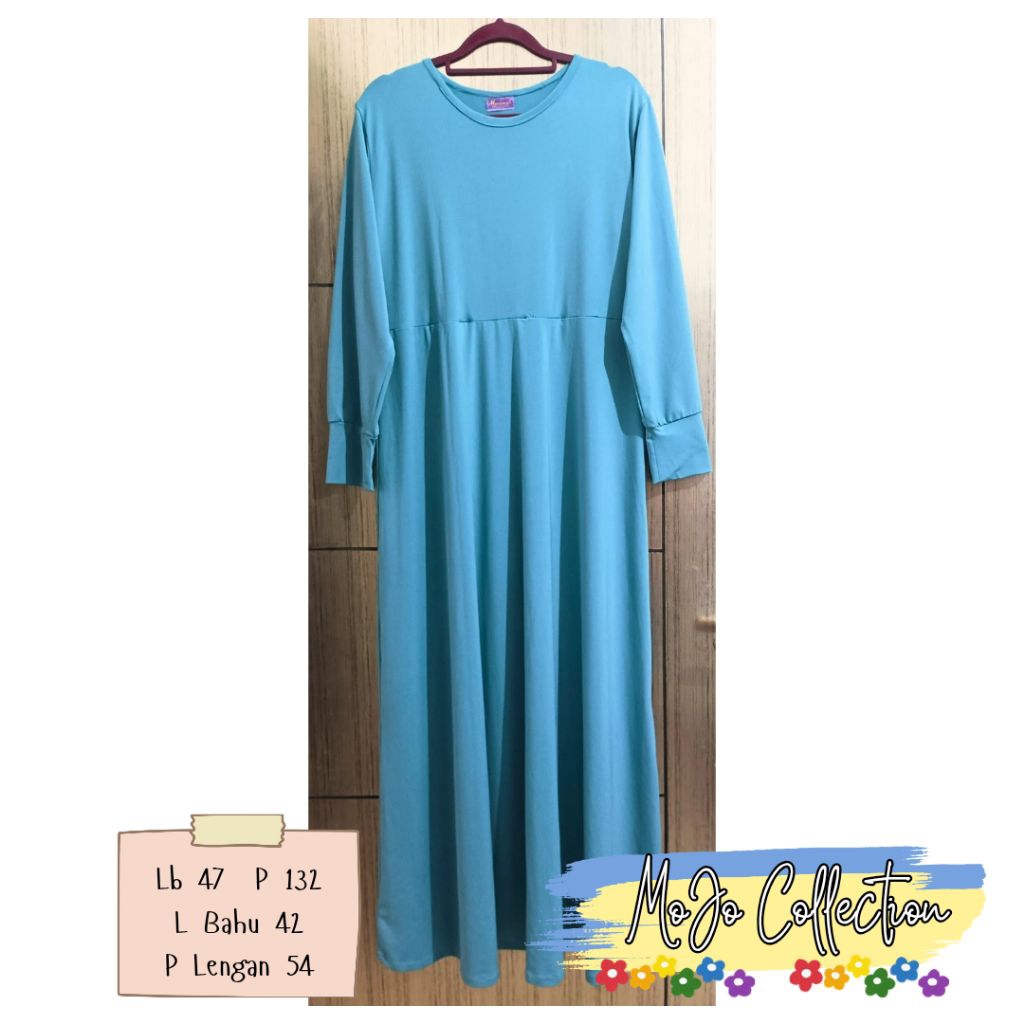 Inner Dress Tosca Polos | Gamis Jumbo Murah | Gamis Polos Tosca | Gamis Jersey Murah | Preloved Mura
