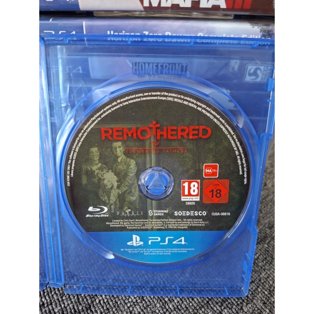 REMOTHERED no cover Kaset PS4