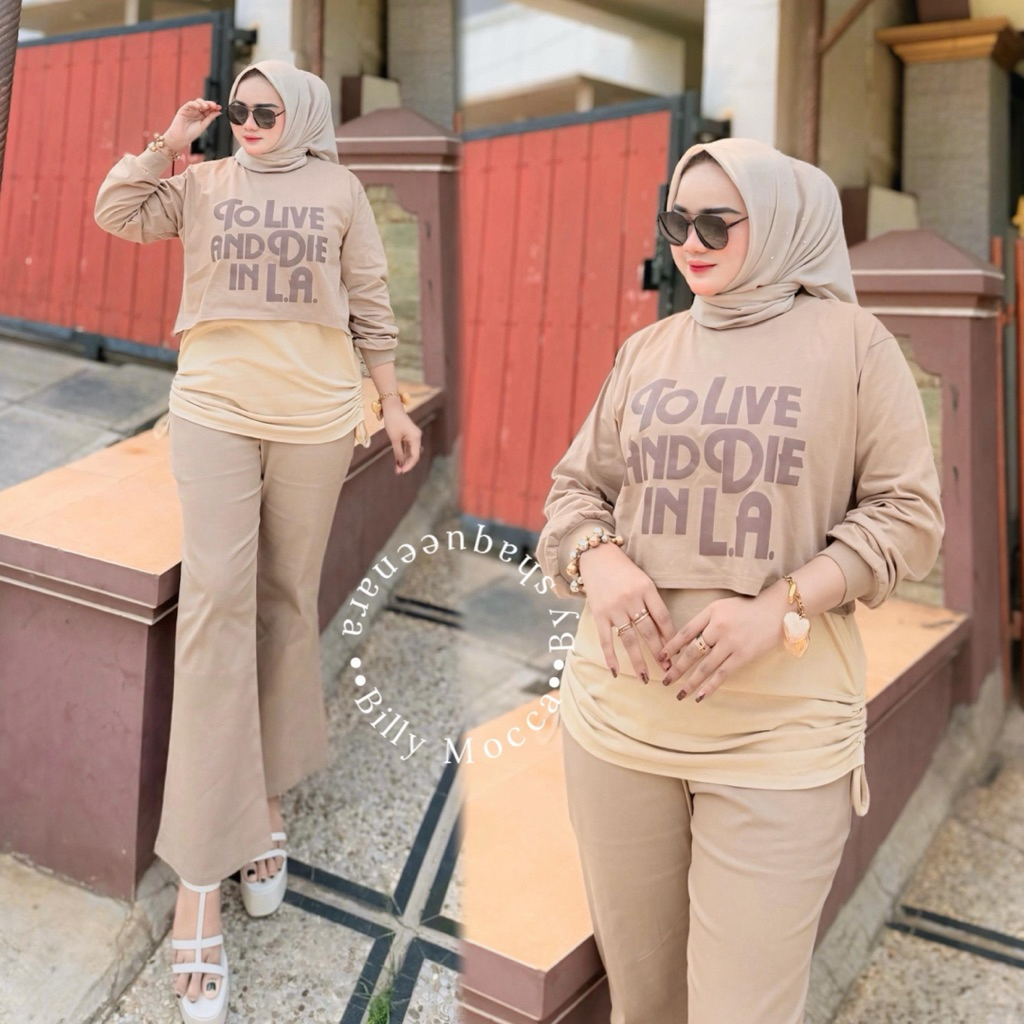 One Set Billy | One Set Billy Uni Ara | Setcel Billy | Setcel Billy Uni Ara | Setelan Celana Uni Ara