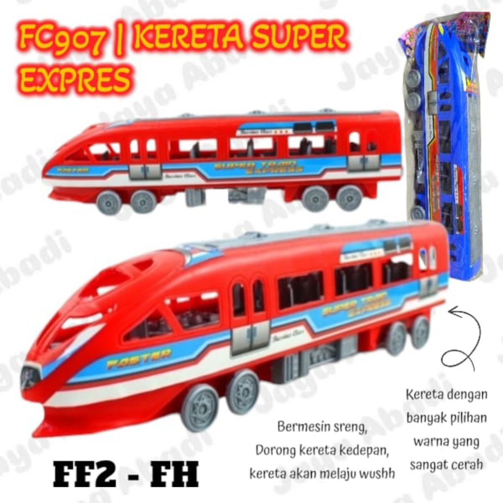 FC907 | MAINAN COWOK KERETA API EXPRESS KERETA SUPER CEPAT