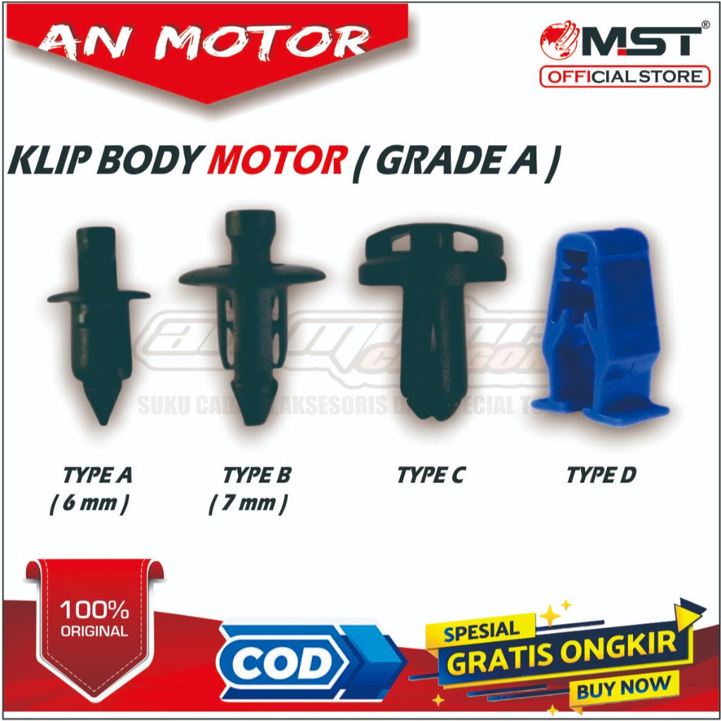 Klip Body Beat Vario 125 Klip Bodi PCX Adv Klip Body Scoopy Clip Body Motor Klip Body Vario 150 Klip