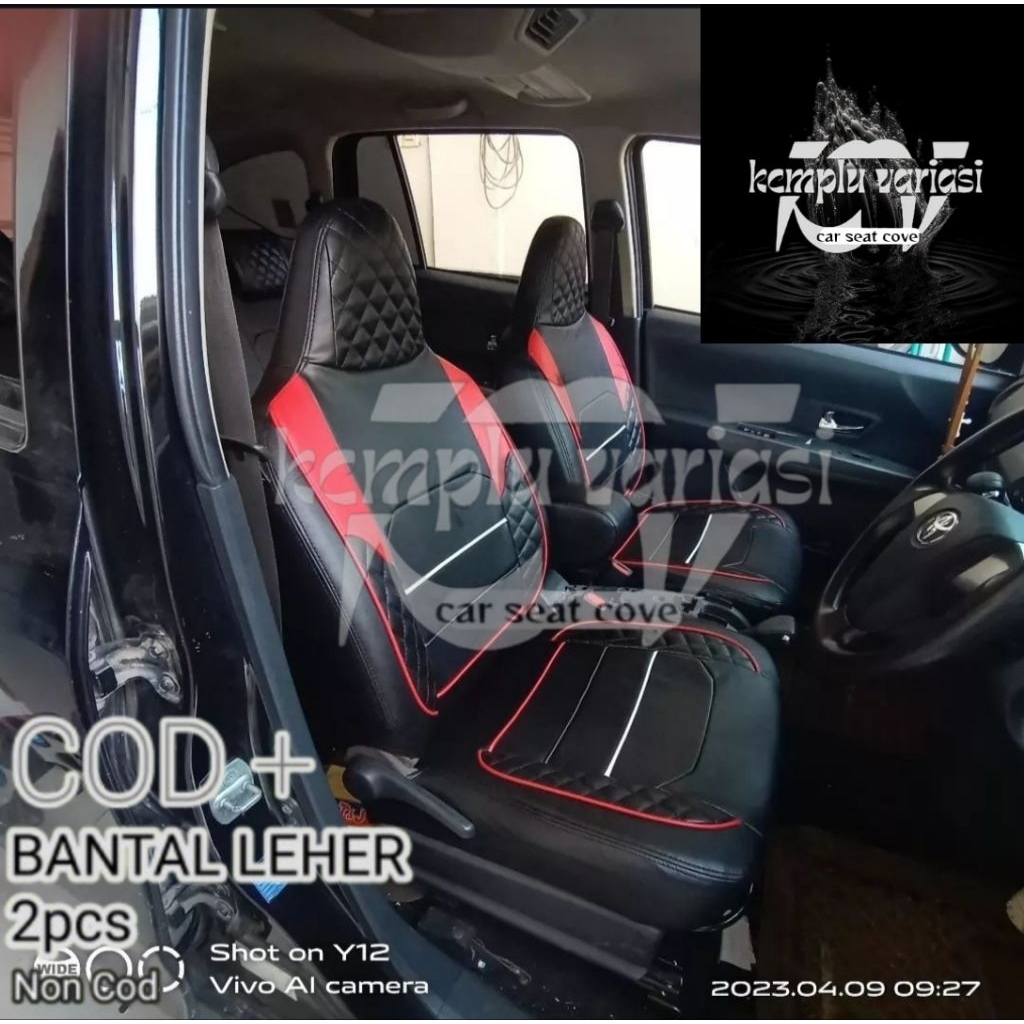 Sarung jok mobil Mobilio 2014-2016 Full seat jok 3 baris