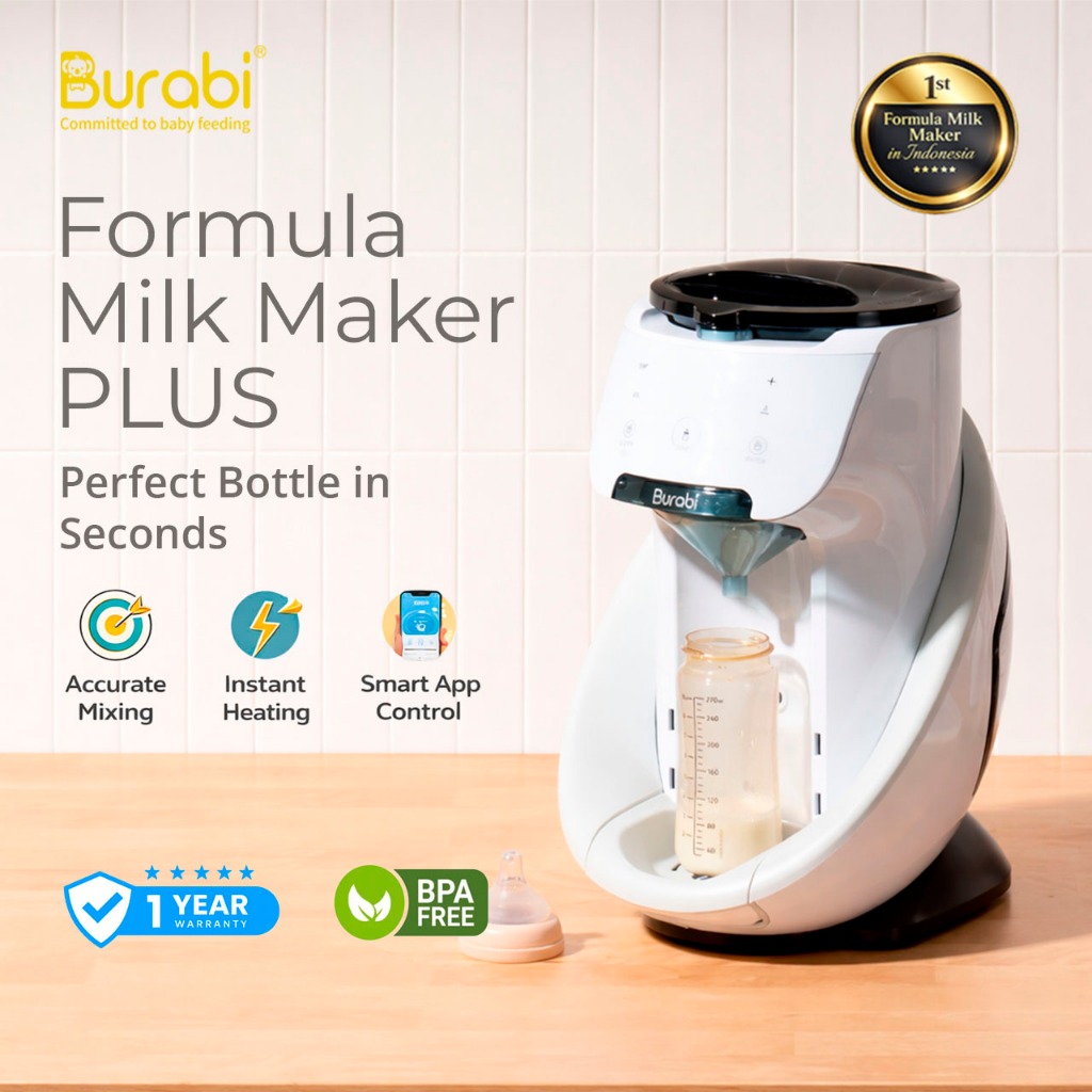 Burabi Smart Formula Milk Maker / Mesin Susu Formula Otomatis