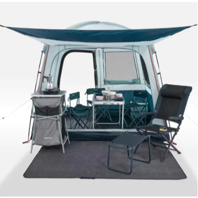 Quechua Tenda Camping Arpenaz Base M Tenda Kemping Keluarga Tenda Family Tent 6 Orang Ceria Original