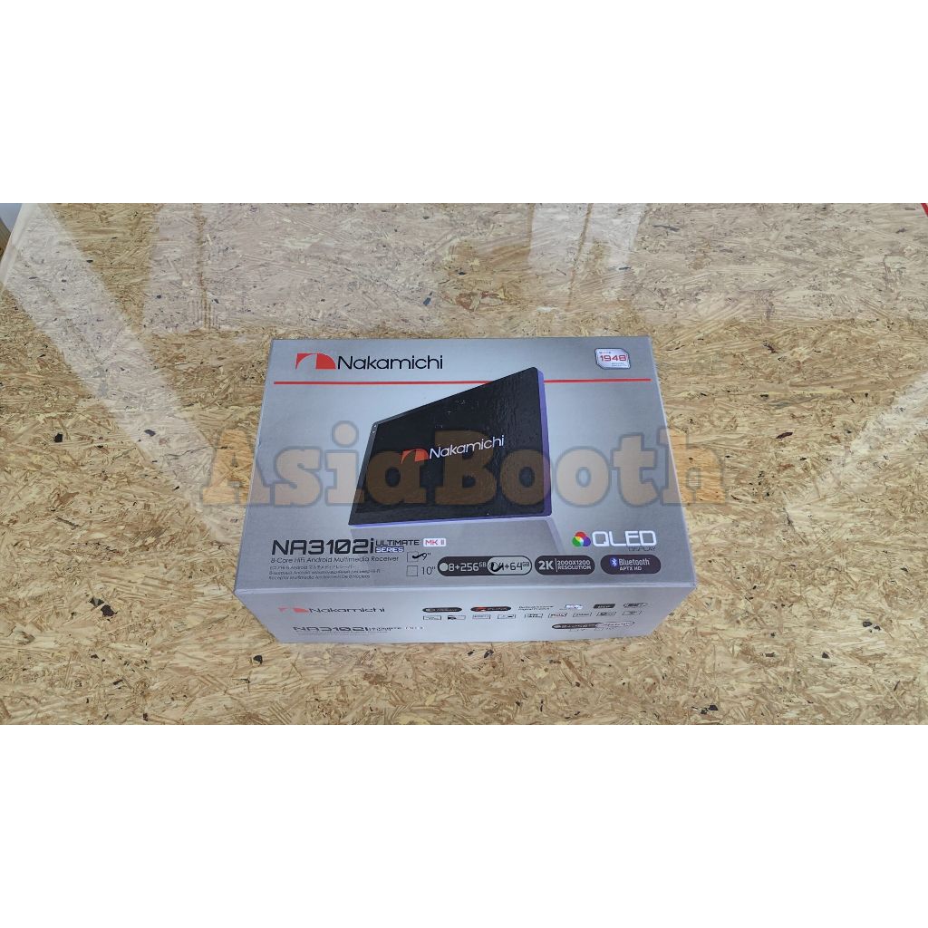 Nakamichi NA-3102i Ultimate Multimedia Audio Android Tape Radio Mobil - 9 Inch 2K QLED 4/64GB