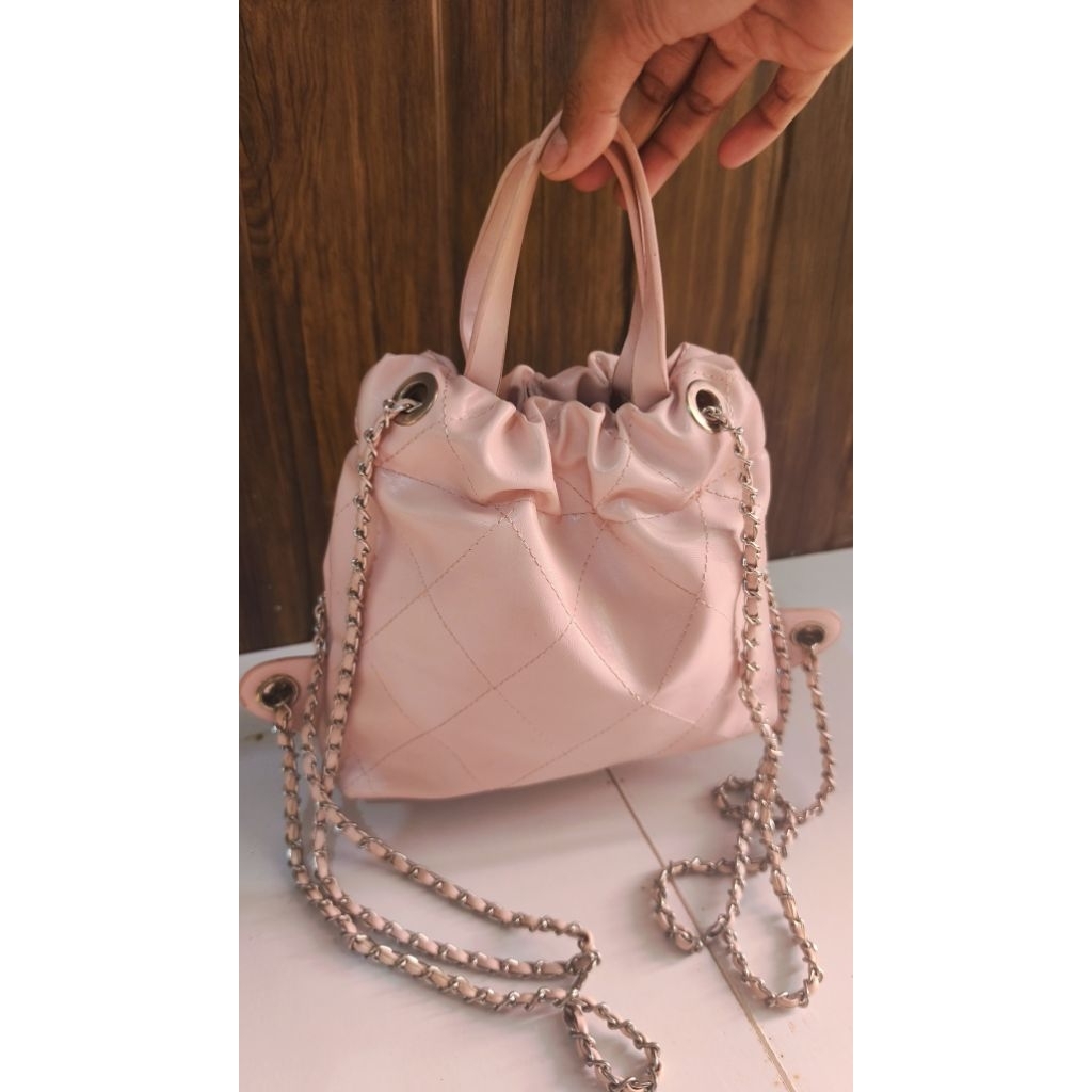 [preloved] ransel mini pink