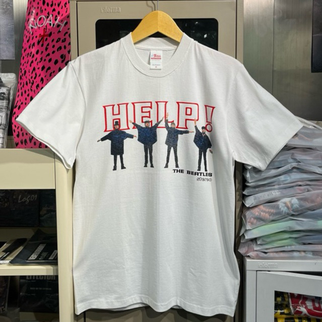 THE BEATLES - HELP ALBUM TSHIRT WHITE