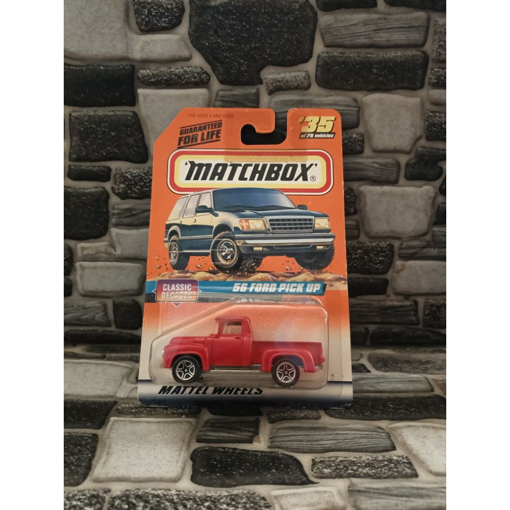Matchbox 56 Ford Pickup Merah - Reguler Card
