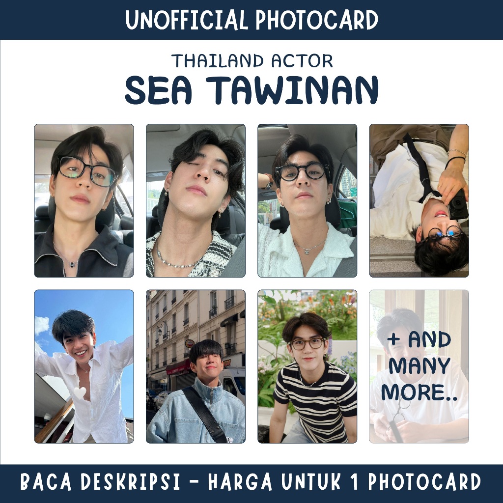 PHOTOCARD SELCA THAILAND ACTOR - SEA TAWINAN